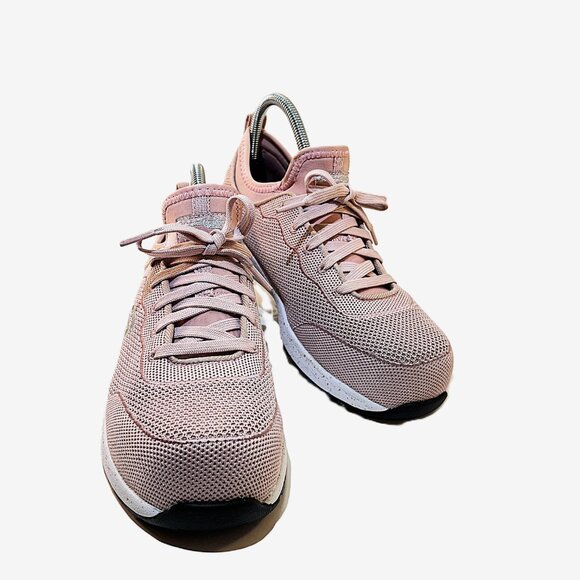 Skechers Women Work Bulkin Balran Comp Toe Sneaker Pink Shoes Size 6.5" - Picture 3 of 7